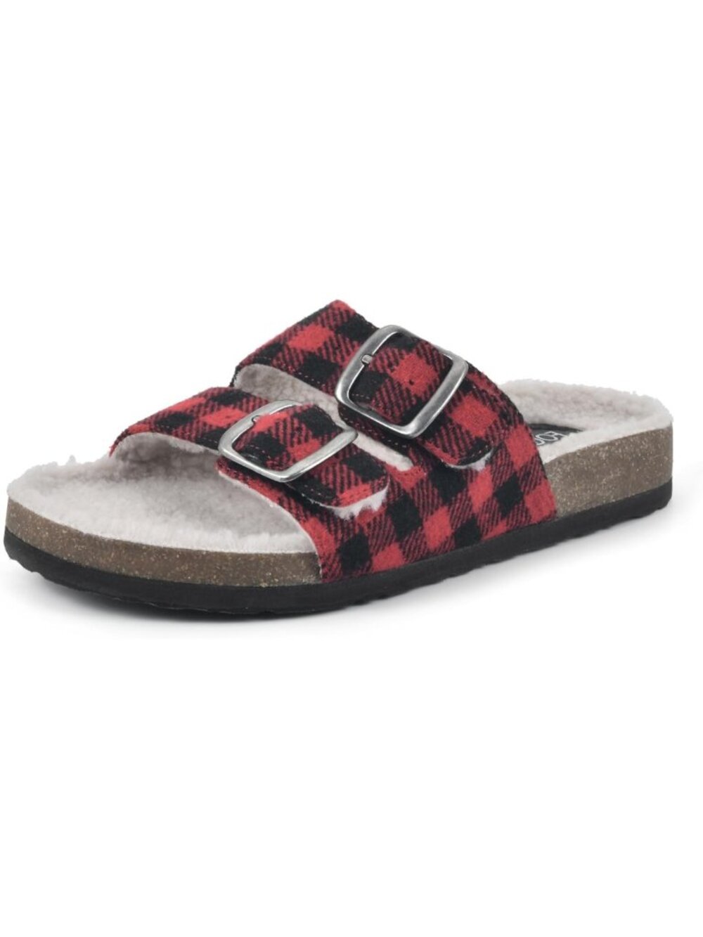 Stylish White Footbed Sandals for Women - Comfortable Summer Casual Shoes